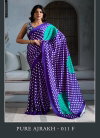 Pure Ajrakh 011 By Rajtex Satin Ajrakh Print Sarees Wholesale Price In Surat